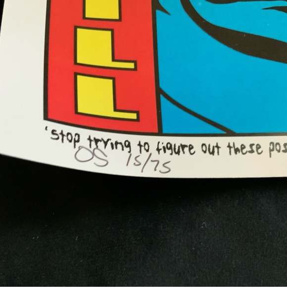 2001 BUILT TO SPILL Concert Poster JERMAINE ROGERS 2001 Offset Collection - Picture 2 of 7